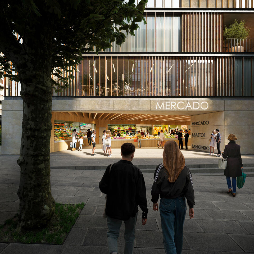 Food market and multipurpose center, Sanxenxo | VI17