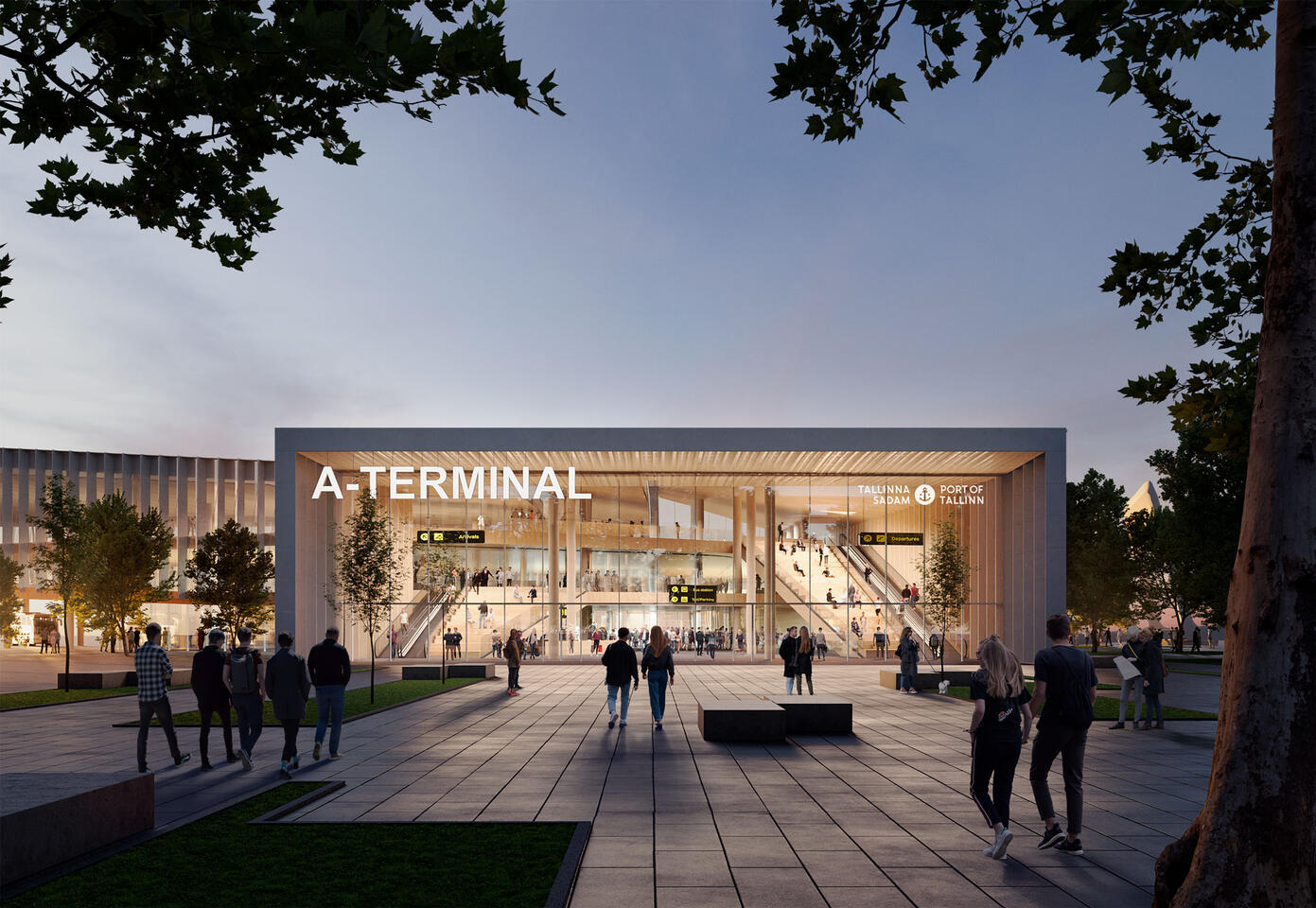 Ferry terminal, Tallin, Estonia | BAKPAK